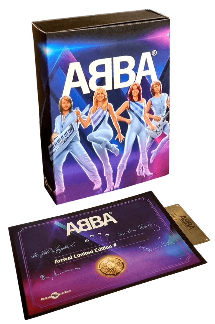 2024 VERY RARE ABBA ARRIVAL PINBALL LIMITED EDITION (150 PCS) - ABBA Collectibles